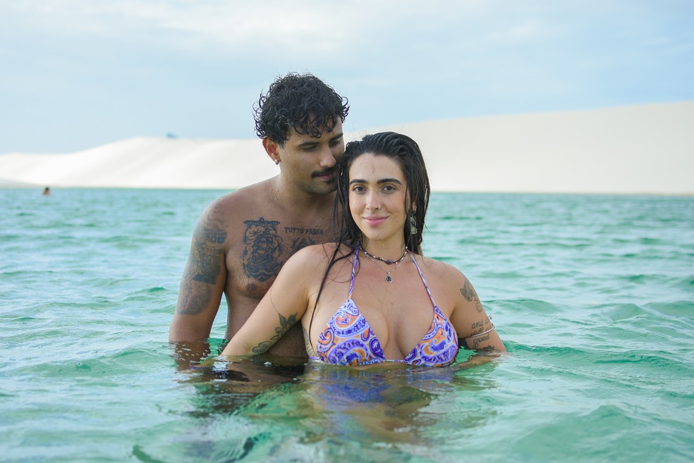 Lucas Pizane e Giovana — Foto: Will Dias / Brazil News