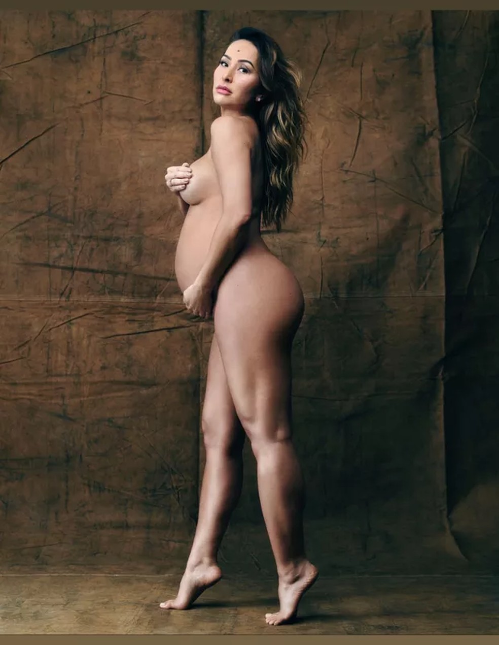 Sabrina Sato em 2018, grávida de Zoe — Foto: Pedrita Junckes