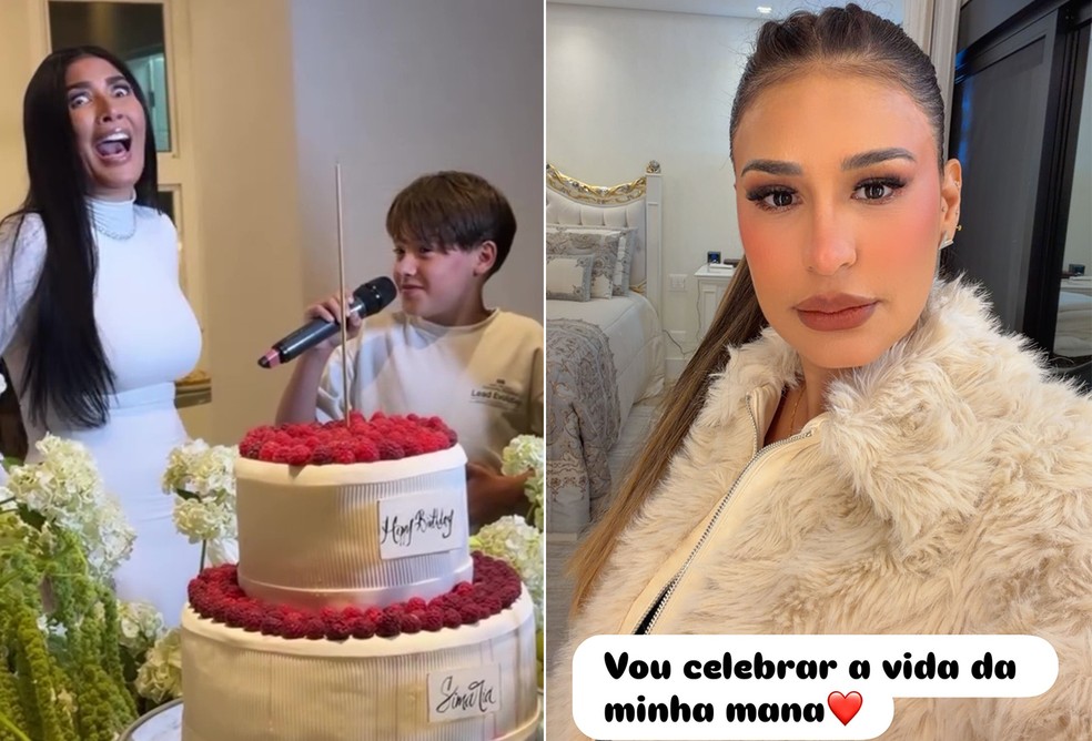 Simaria recebe a irm�, Simone Mendes, e filhos em seu anivers�rio de 44 anos � Foto: Reprodu��o/Instagram