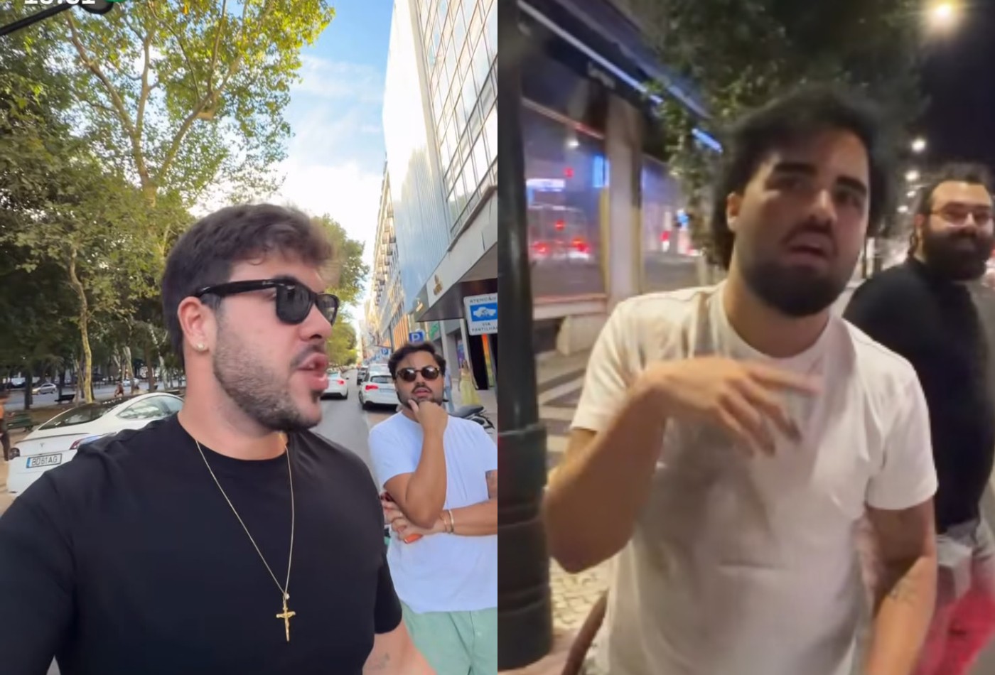 Alvaro e Lucas Guedez passam perrengues em Lisboa; vídeos