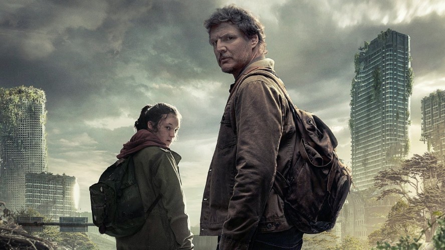 'The Last of Us' tem como protagonistas Bella Ramsay (Ellie) e Pedro Pascal (Joe)