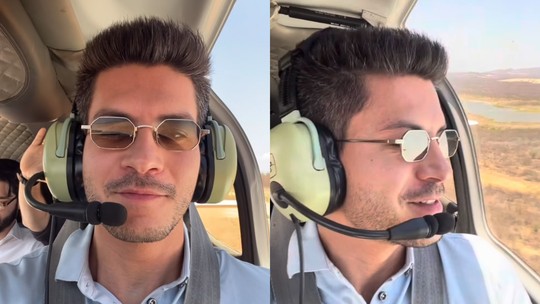 Em meio a fim de casamento, Arthur Aguiar posta reflexão: 'É na tempestade que a gente vê quem é quem'