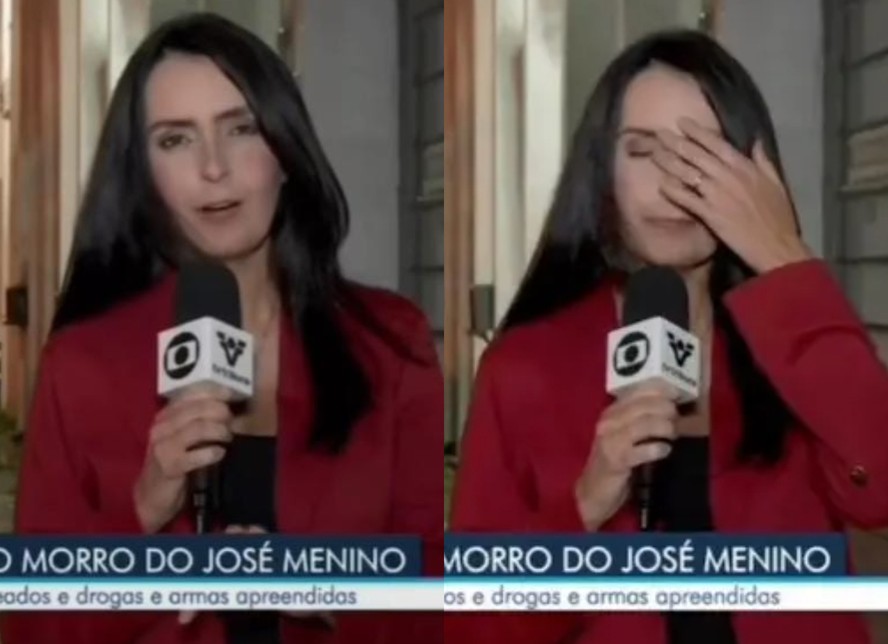 Repórter Vanessa Medeiros desmaia ao vivo