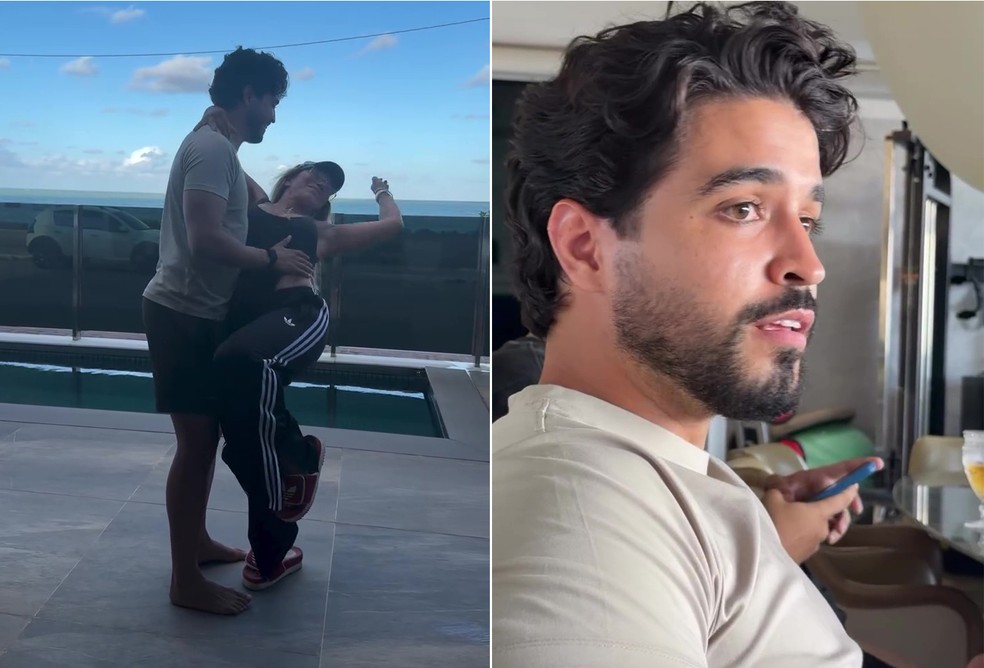 Iran Ângelo e o noivo, Lucas Suassuna — Foto: Reprodução/Instagram