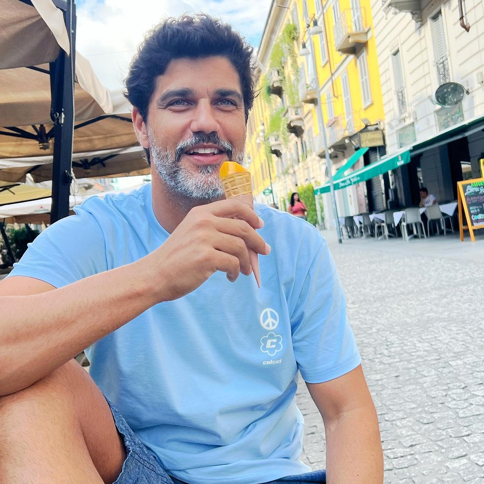 Bruno Cabrerizo curte a Itália — Foto: Instagram