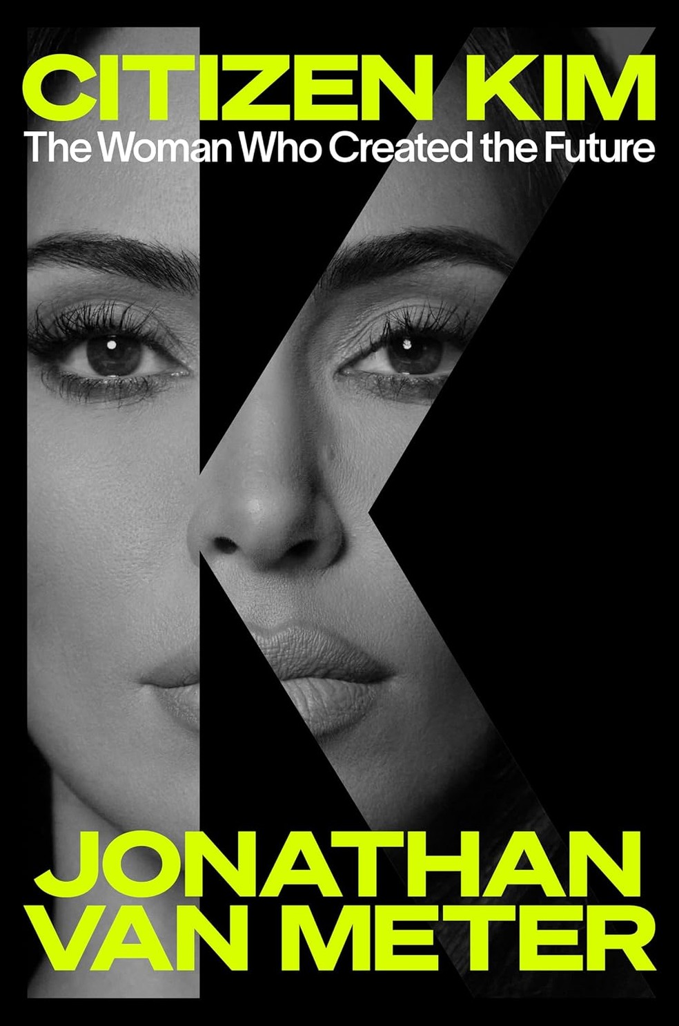 Livro bibliográfico de Kim Kardashian, 'Citizen Kim: The Woman Who Created the Future' — Foto: Divulgação