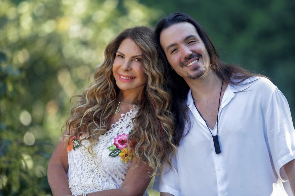 Lu� Yvys e a m�e, Elba Ramalho � Foto: Divulga��o