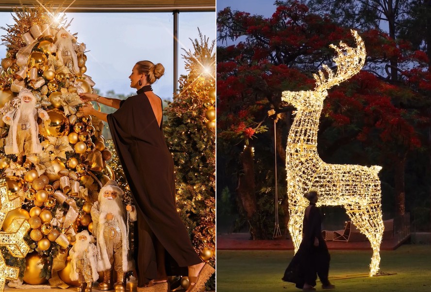 Ana Paula Siebert impressiona fãs com decoração luxuosa de Natal na ...