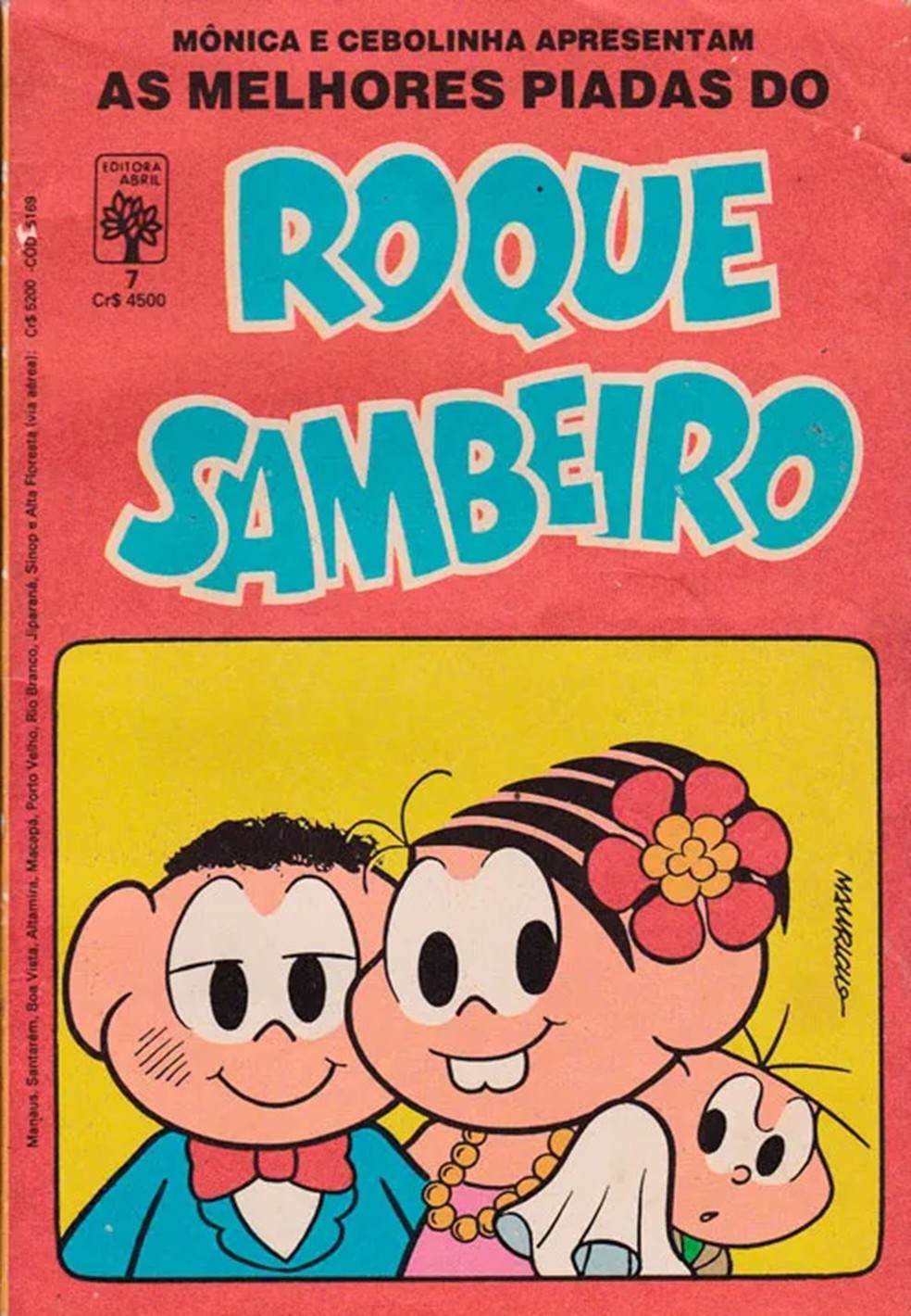 Sucesso de 'Roque Santeiro' inspirou gibi de piadas da Turma da Mônica na década de 1980 — Foto: Reprodução/Instagram