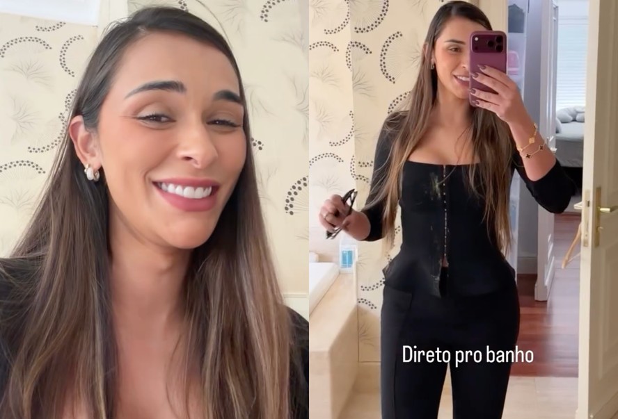 Tainá Militão relata imprevisto durante troca de fralda do filho e brinca: 'Rindo de desespero'