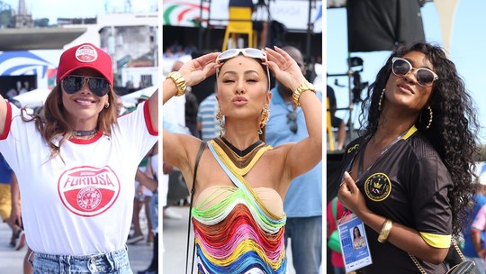 Sabrina Sato, Lexa, Érika Januza e mais famosos acompanham apuração do Carnaval 2023 no Rio