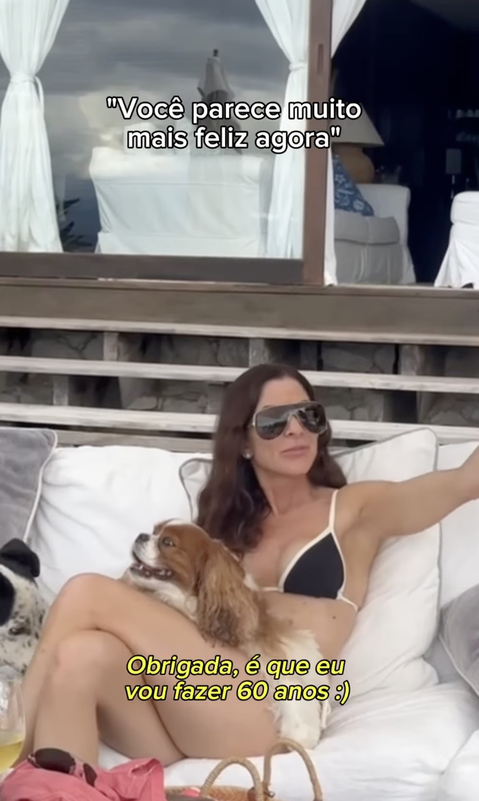 Ana Paula Padrão diz que é mais feliz porque vai fazer 60 anos — Foto: Reprodução/Instagram