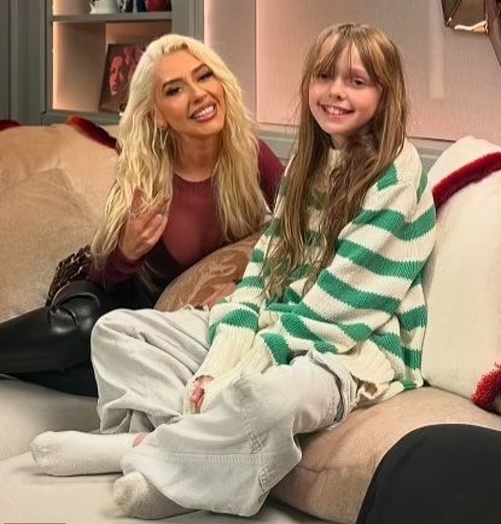 Christina Aguilera mostra fotos raras em família
