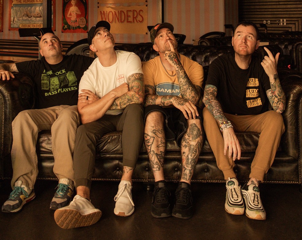 A banda New Found Glory — Foto: Reprodução/Instagram