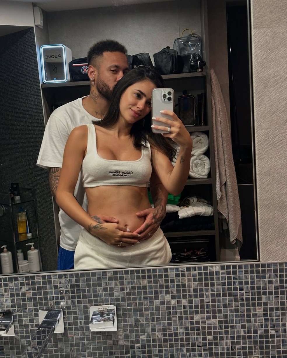 Bruna Biancardi dá parabéns para Neymar — Foto: Reprodução/Instagram