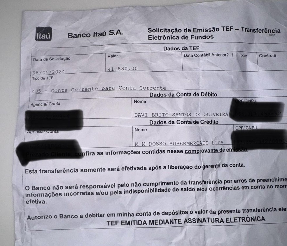 Davi Brito prestou contas após polêmica — Foto: Reprodução/Instagram
