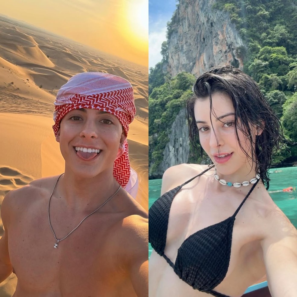 Antes e depois de Bella Longuinho — Foto: Reprodução/Instagram