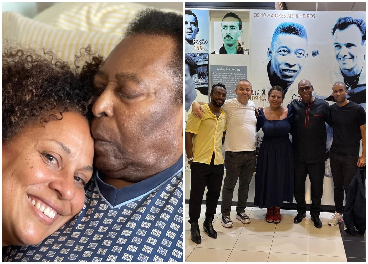 Filha de Pelé agradece familiares: 'Vieram de todos os cantos para me ...