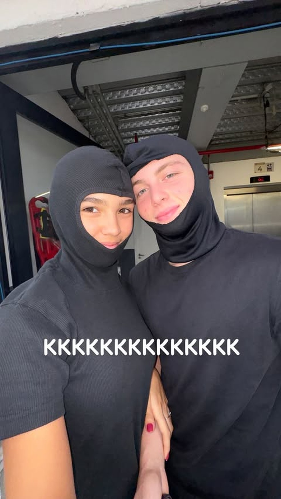 Duda Guerra e Benício Huck — Foto: Reprodução/Instagram