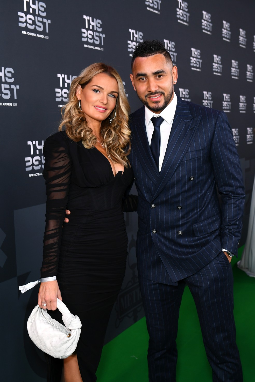 Dimitri e a esposa, Ludivine Payet — Foto: Getty Images