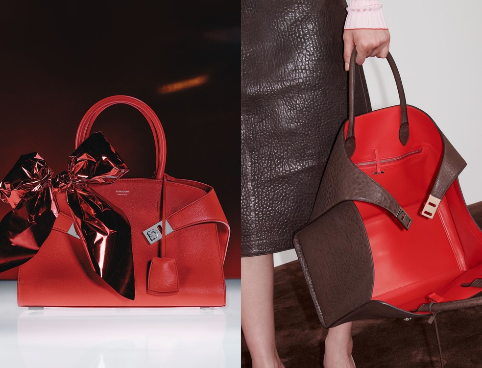 Ferragamo lança versão soft da bolsa Hug — Foto: Divulgação