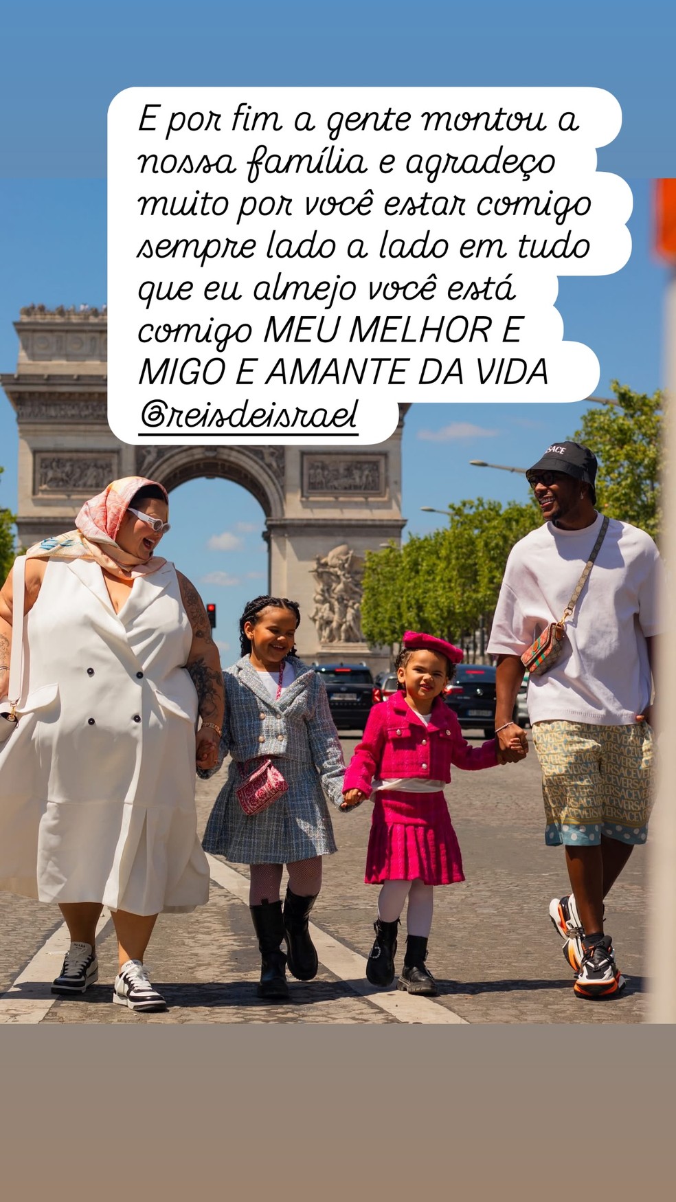 Thais Carla fez uma homenagem ao marido — Foto: Reprodução/Instagram