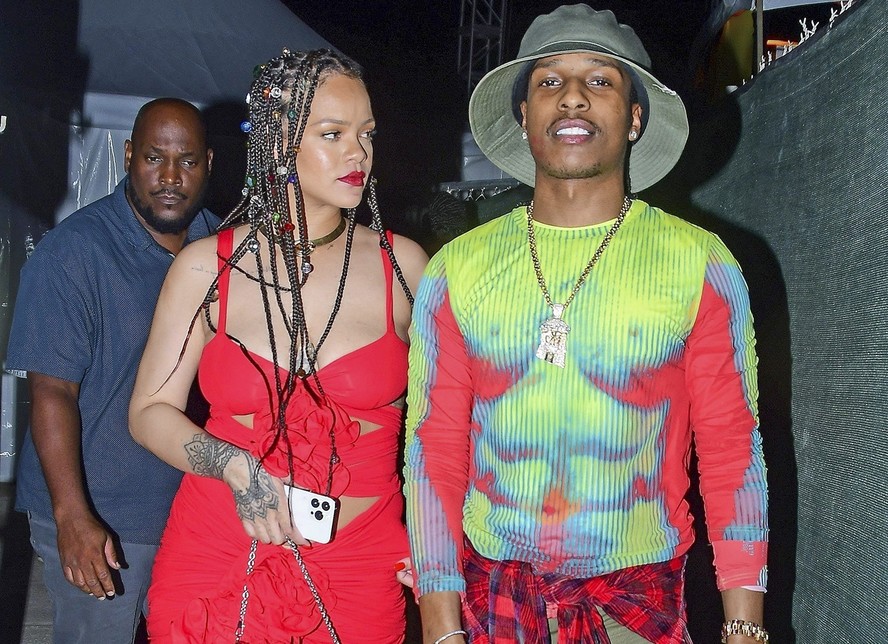 Rihanna e A$AP Rocky em Barbados