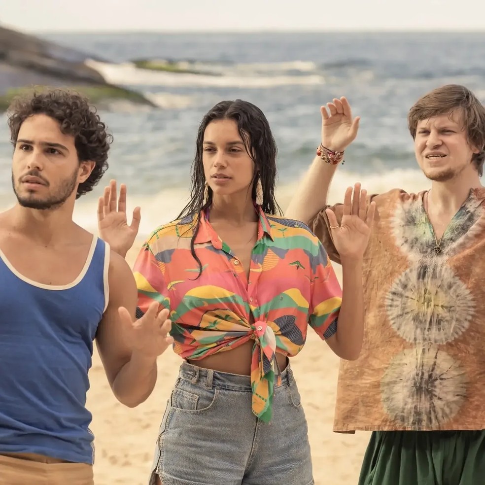 Igor Jansen, Alane Dias e Rafael Saraiva estão no elenco do filme 'Verão da Lata' — Foto: Reprodução/Instagram