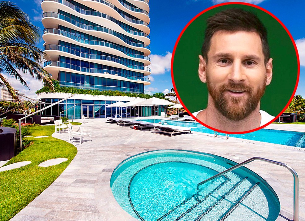 Lionel Messi compra apartamento de aproximadamente R$ 36 milhões de reais  — Foto: Grosby