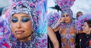 Sabrina Sato perde desfile da Gavi&otilde;es nas Campe&atilde;s e se emociona: 'Acreditei que ia conseguir'