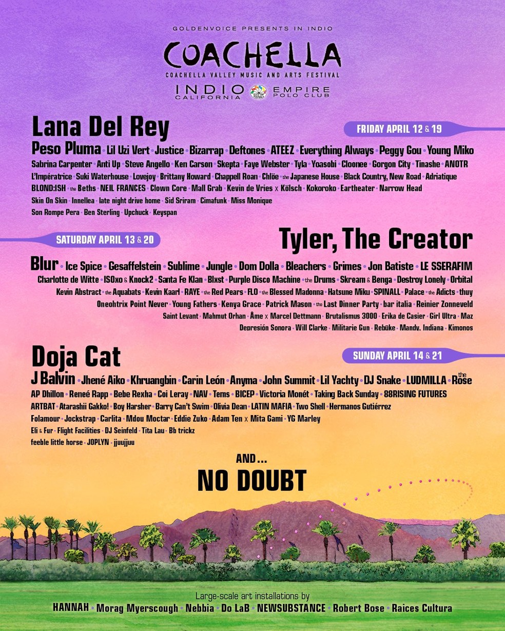 ATEEZ, Le Sserafim e The Rose sÃ£o confirmados no Coachella 2024