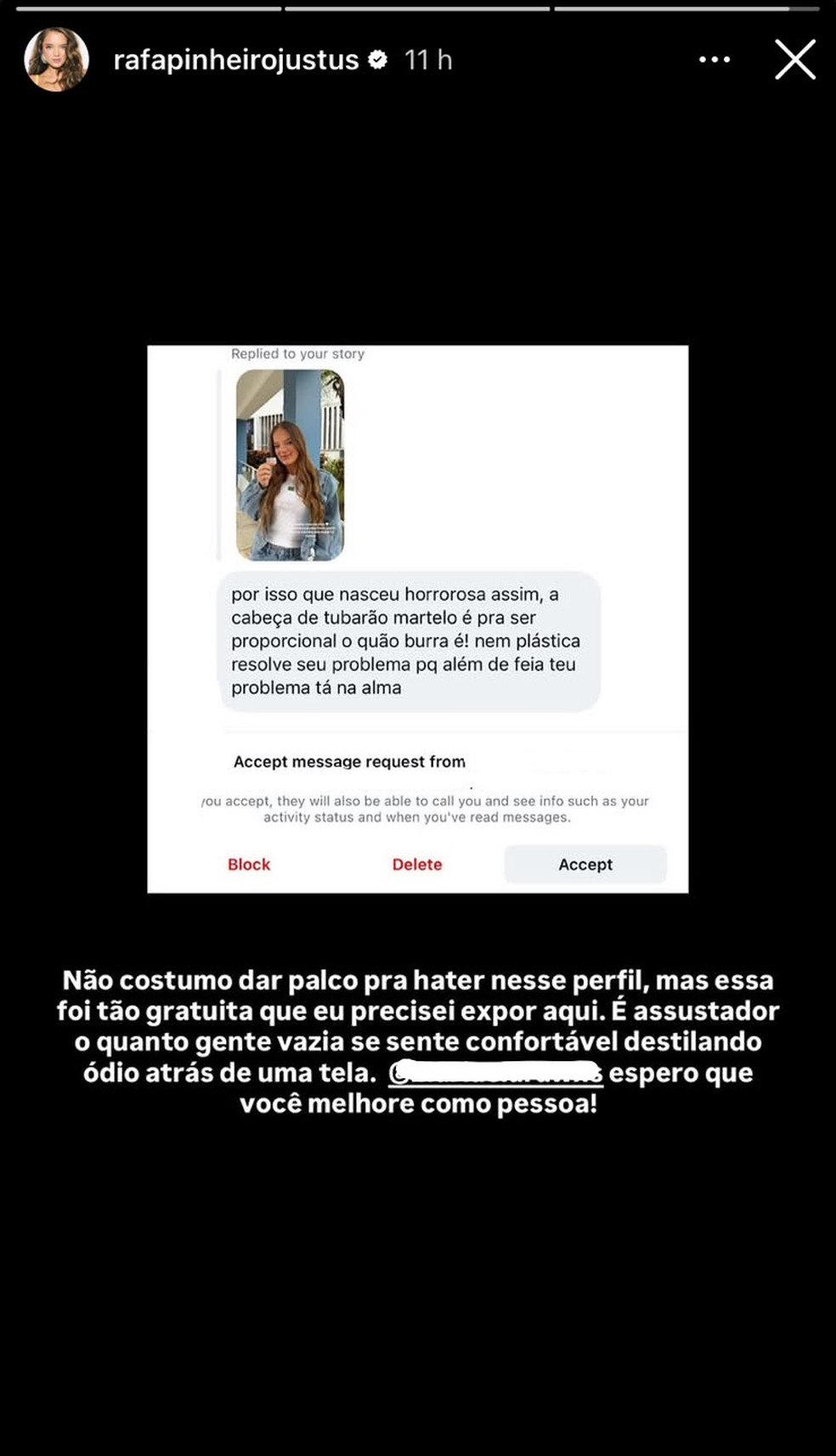 Post de Rafaella Justus — Foto: Reprodução | Instagram