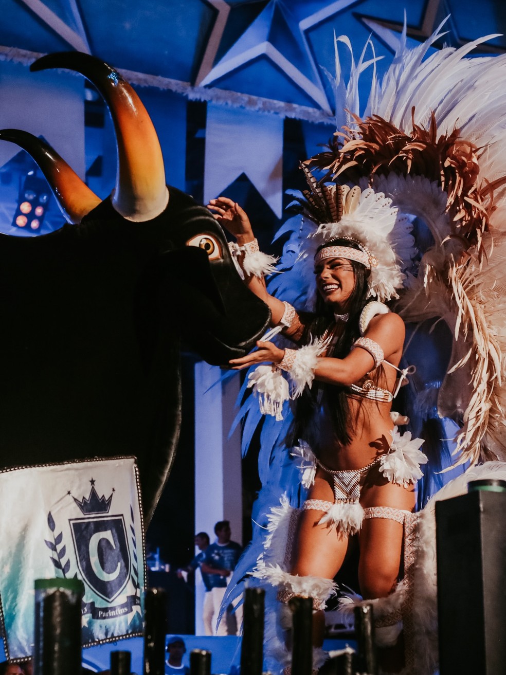 Marciele Albuquerque celebra aniversário do Boi Caprichoso — Foto: Reprodução/Instagram