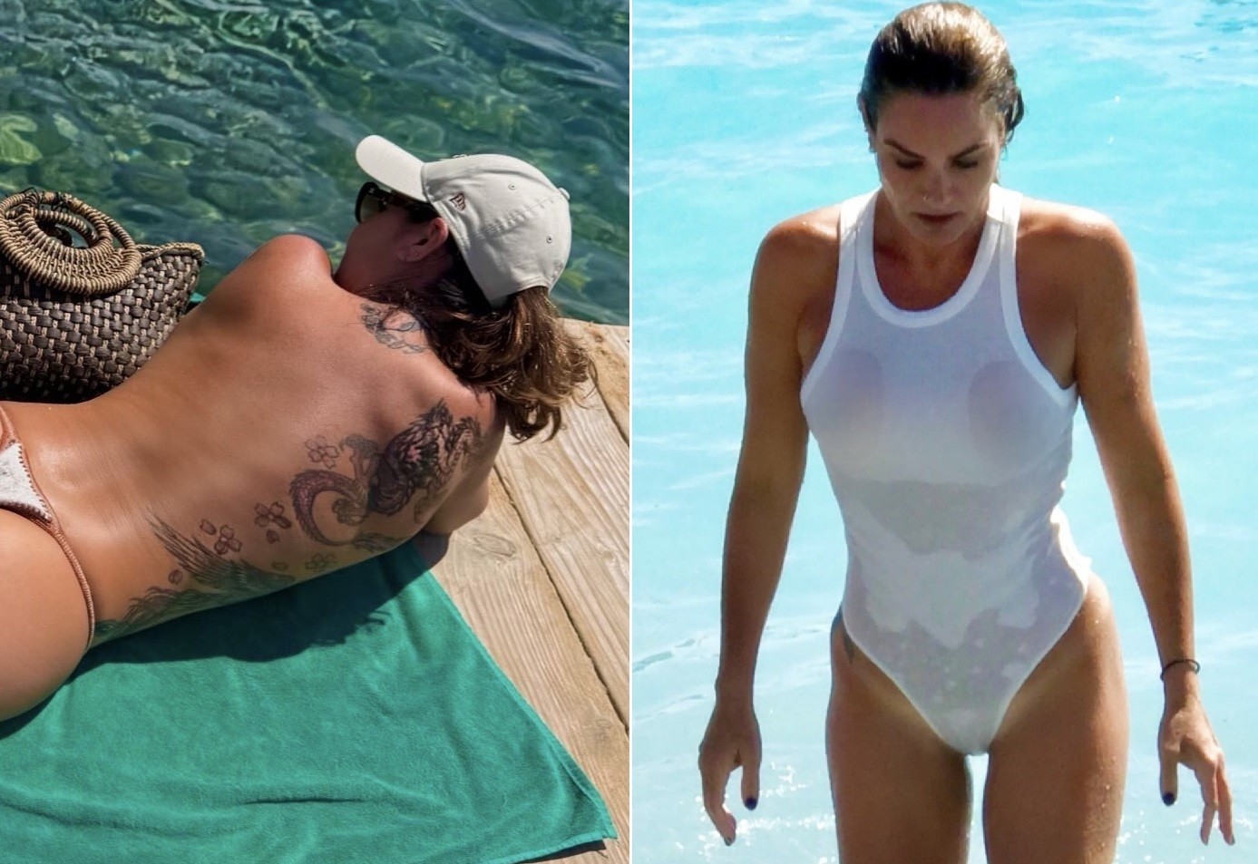 Luize Altenhofen exibe tatuagens ao tomar sol em Ibiza; fotos