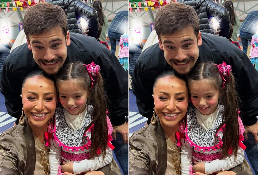 Sabrina Sato,Nicolas Prattes e Zoe — Foto: Reprodução Instagram