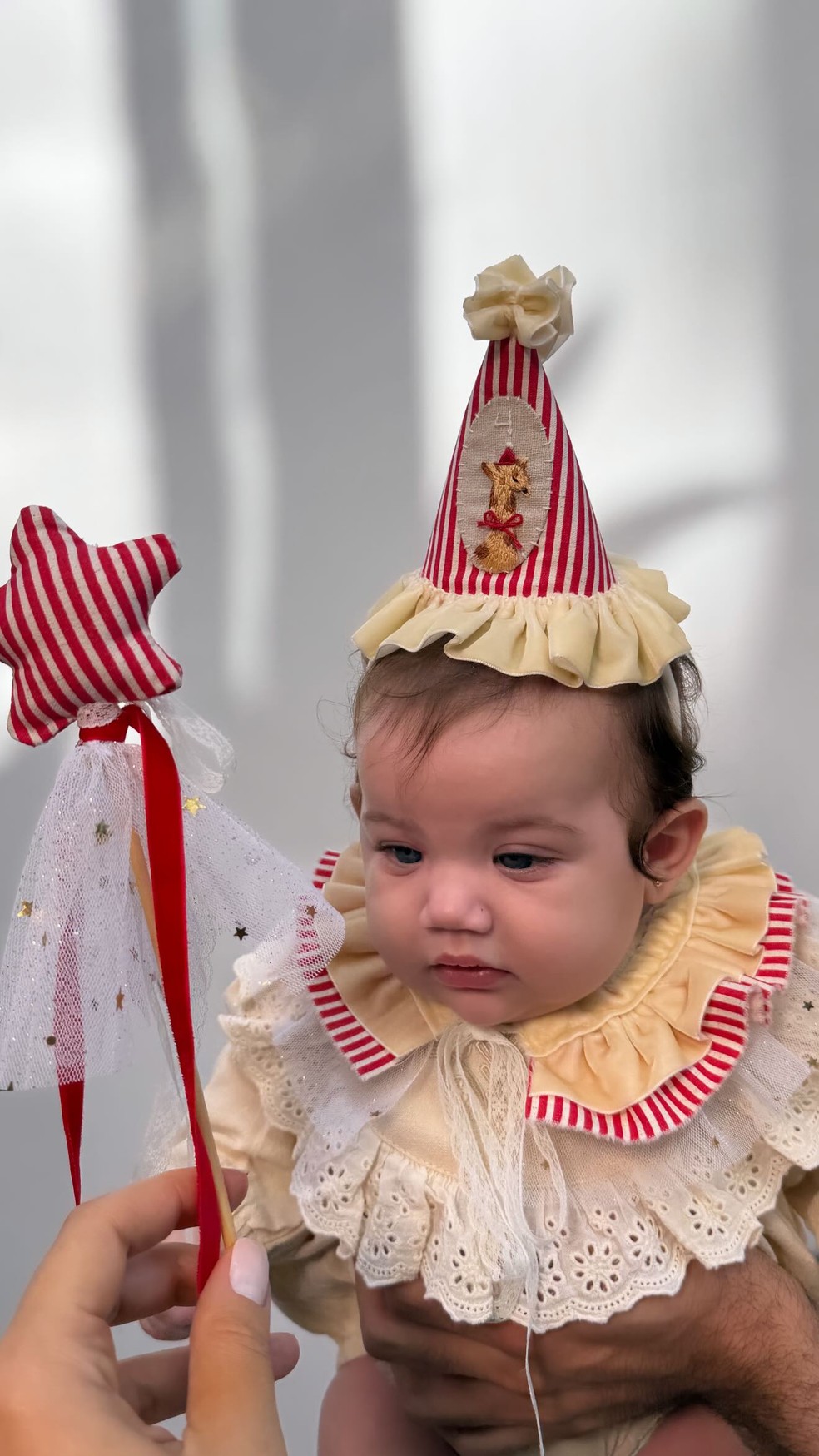 Zuza completa 4 meses — Foto: Reprodução/Instagram