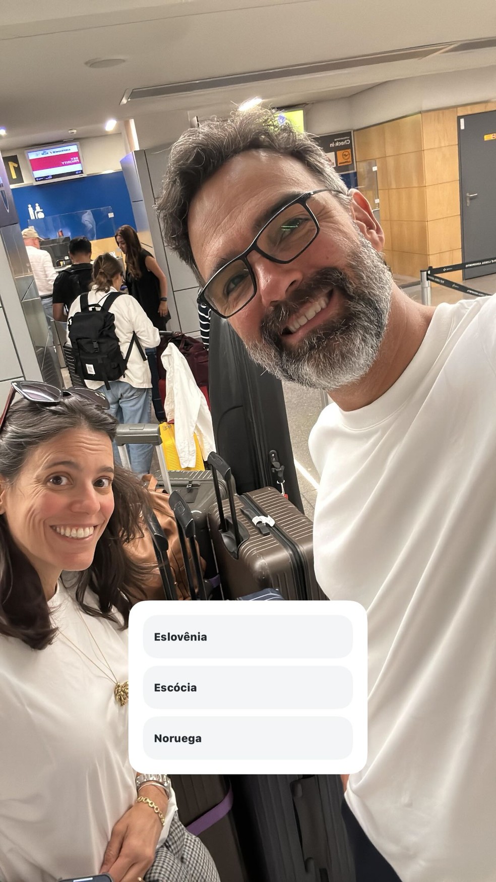 Tadeu Schmidt surge quase irreconhecível durante férias na Europa — Foto: Reprodução/Instagram