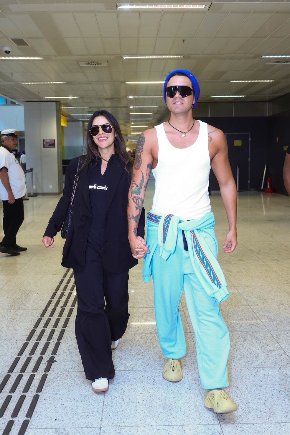 Luan Santana e Jade Magalh&atilde;es &mdash; Foto: Clayton Felizardo e Manuela Scarpa/Brazil News