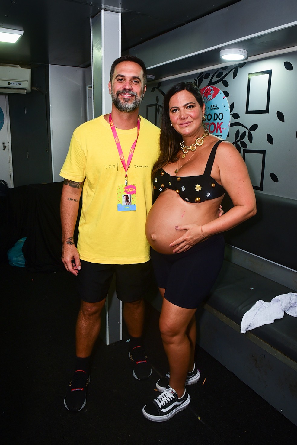 Carol Sampaio e o marido, Frederico Xavier — Foto: Andy Santana/BrazilNews