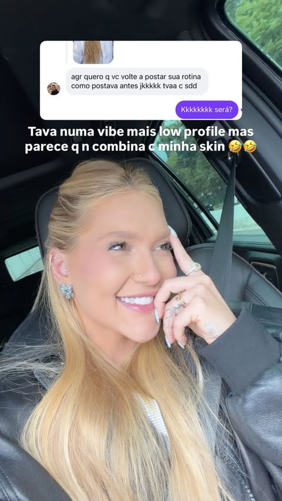 Virginia Fonseca manda recado após término com Vini Jr. e web aponta indireta — Foto: Reprodução/Instagram