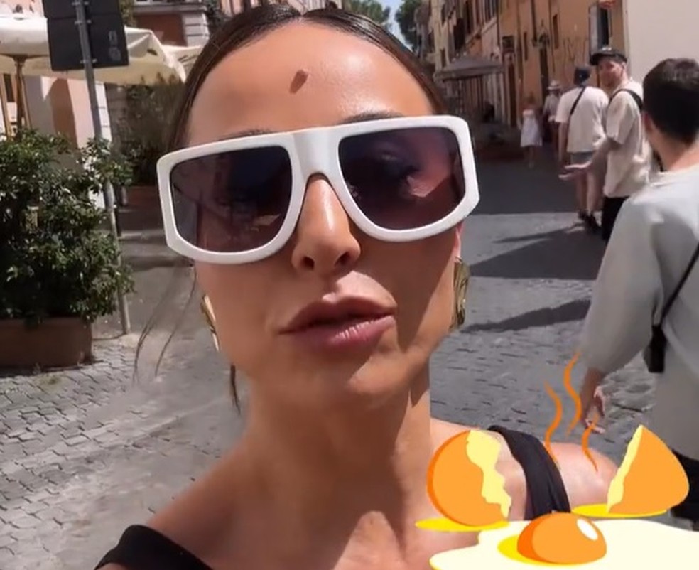 Sabrina Sato aproveita dias em Roma, na Itália — Foto: Reprodução/Instagram