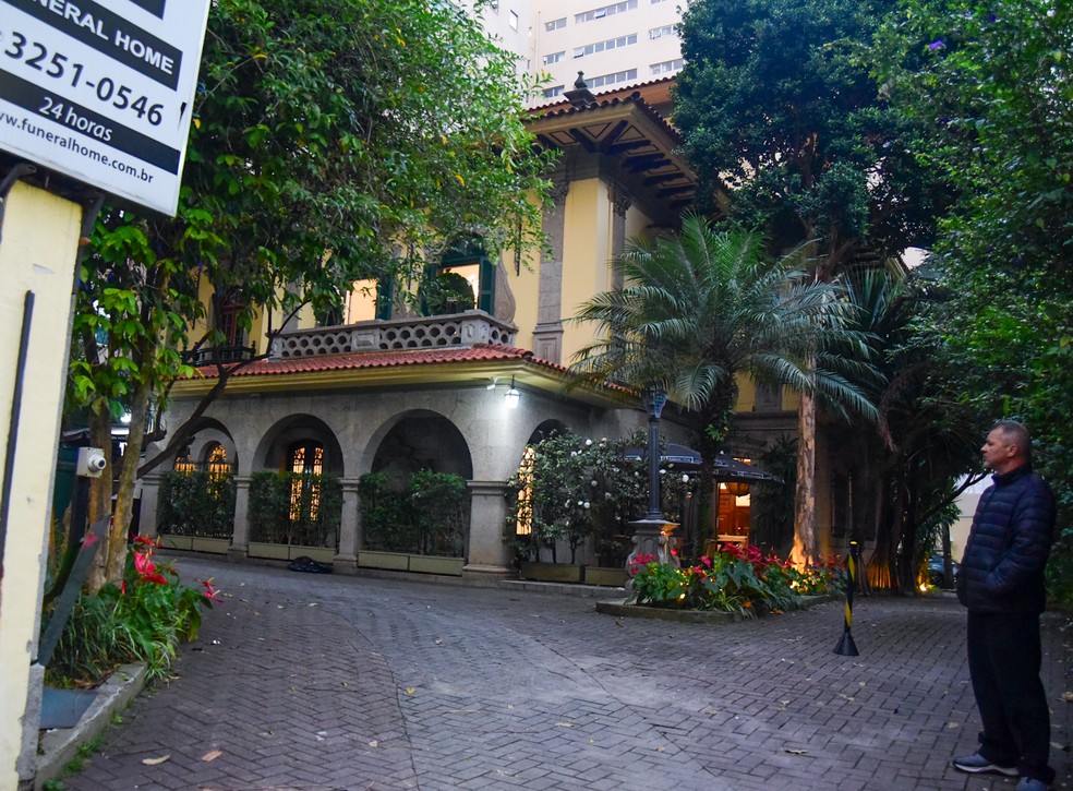 Velório Francisco Cuoco em São Paulo — Foto: Edu Araujo Agnews