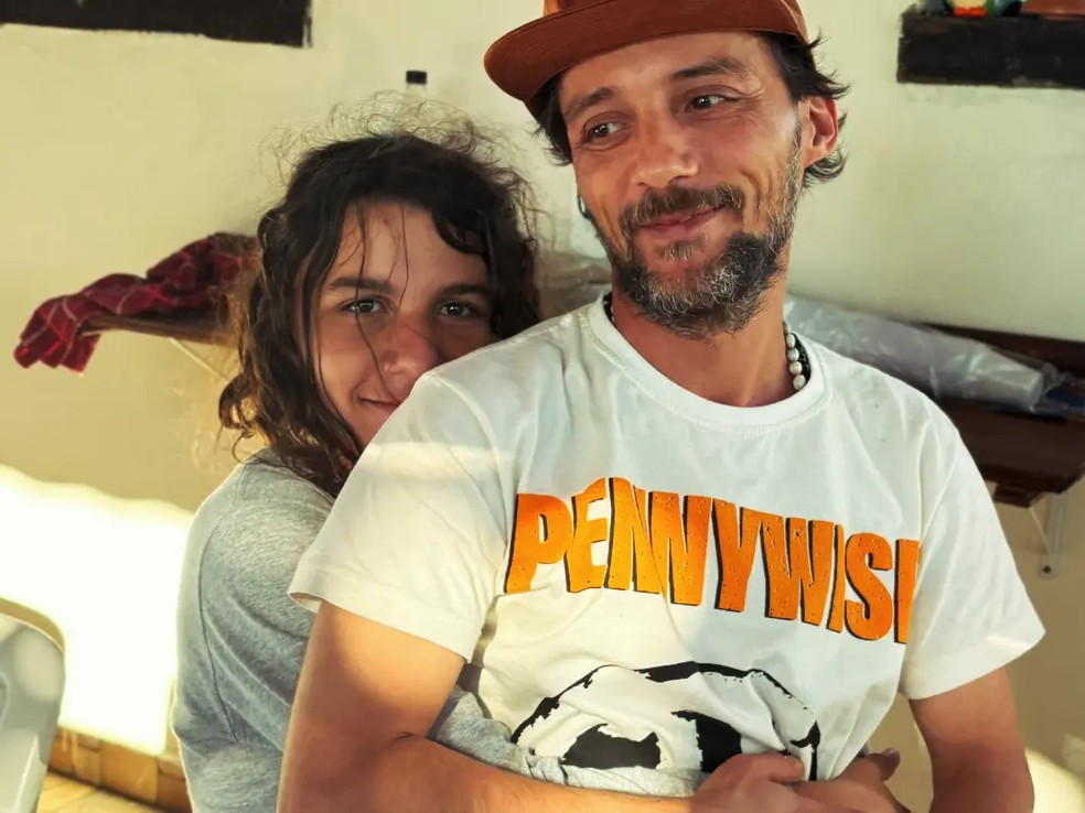 Fredy Állan e o filho, Adoniran, de 13 anos — Foto: Reprodução/Instagram