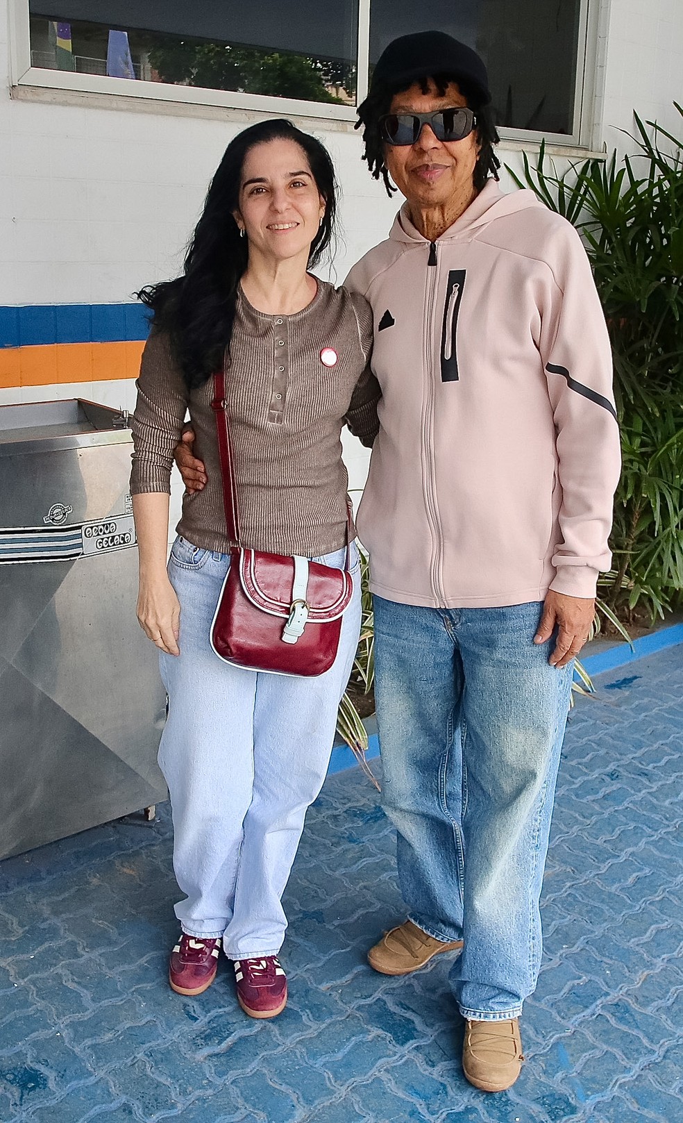 Djavan e a esposa, Rafaela Brunini — Foto: Thiago Martins | AgNews