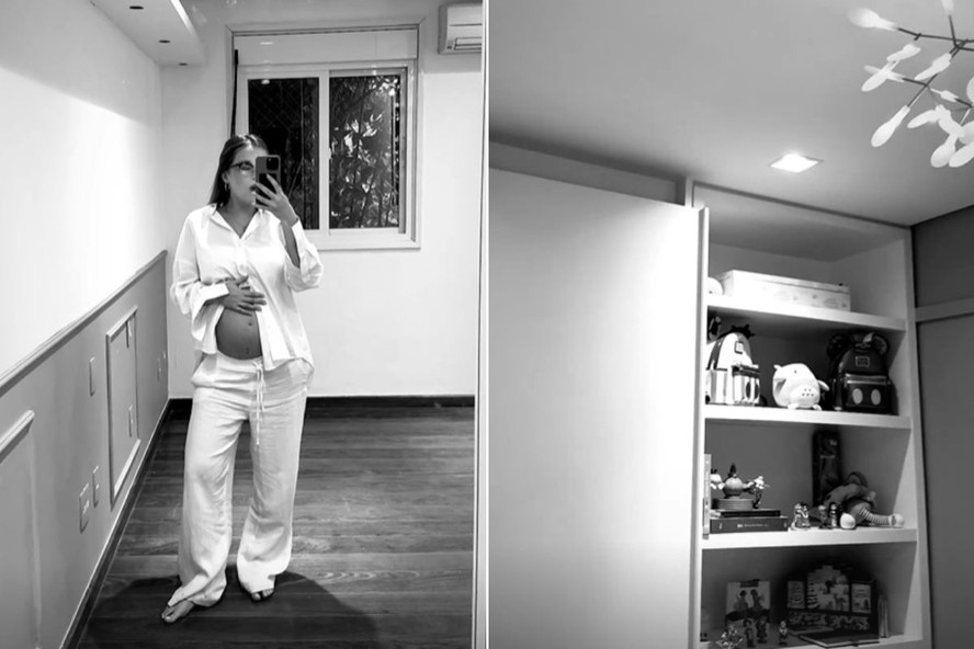 Grávida, Duda Reis mostra detalhes do quartinho da bebê