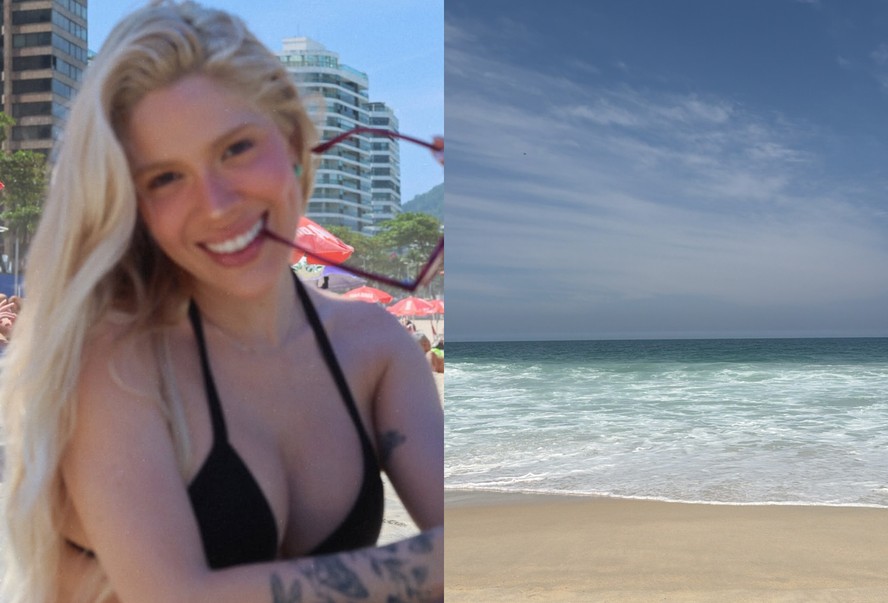 Karoline Lima renova bronzeado em dia de praia, mas admite que não é fã de ficar no sol: 'Me dá falta de ar'