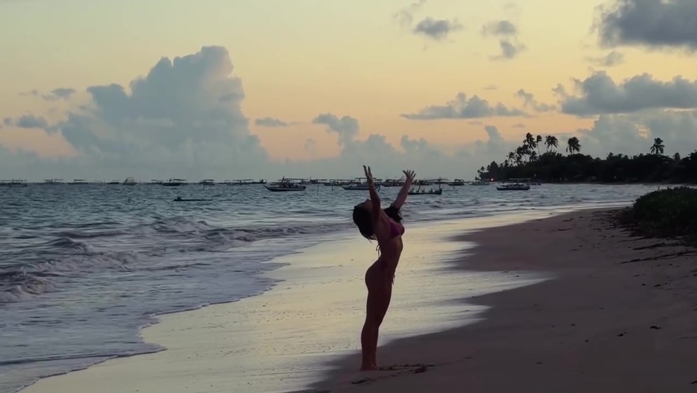 Jade Picon e André Lamoglia em viagem romântica a São Miguel dos Milagres, em Alagoas — Foto: Reprodução/Instagram