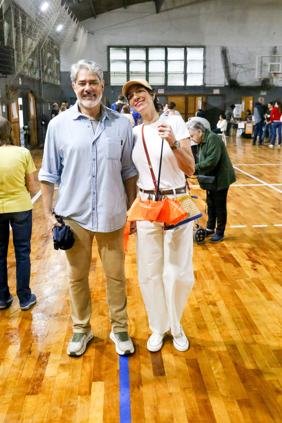 William Bonner e Natasha Dantas — Foto: JC Pereira | AgNews