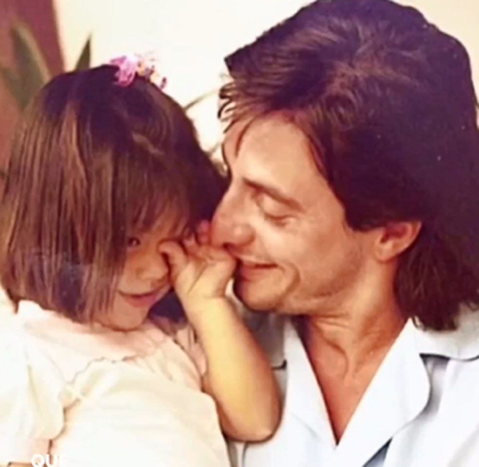 Fábio Jr. e a filha Cleo — Foto: Instagram
