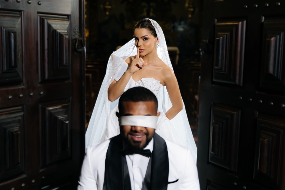 Emilly Araújo se casa com Davi Brito — Foto: @andre_assis